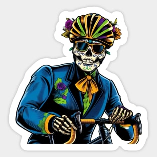 Catrin Flowers cycling Sticker